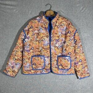 Cottagecore Patchwork Quilted Jacket M‎ Floral Quiltcore Shabby Chic